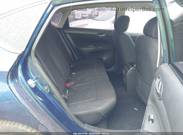 3N1AB7AP7KY370943 2019 NISSAN SENTRA Blue Вид наклейки з VIN-кодом