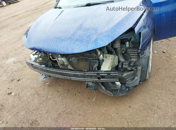 3N1AB7AP7KY370943 2019 NISSAN SENTRA Blue Вид спереду