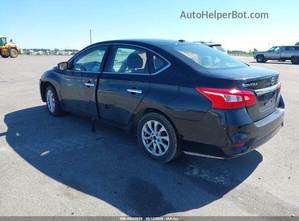 3N1AB7AP7KY374684 2019 NISSAN SENTRA Black უკანა მარცხენა