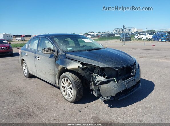 3N1AB7AP7KY374684 2019 NISSAN SENTRA Black წინა ხედი