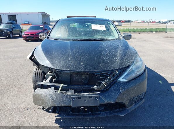 3N1AB7AP7KY374684 2019 NISSAN SENTRA Black ხელსაწყოთა პანელის ხედი