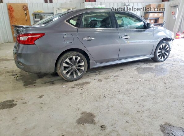 3N1AB7AP7KY376998 2019 NISSAN SENTRA Gray Tył prawy