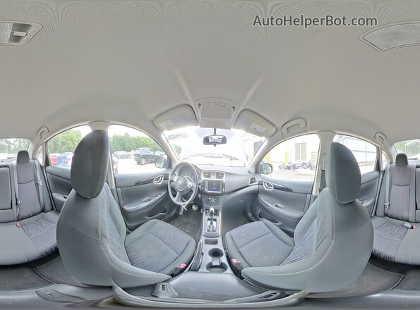 3N1AB7AP7KY391758 2019 NISSAN SENTRA Gray Vista de la etiqueta del VIN
