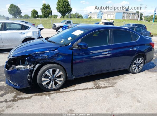3N1AB7AP7KY391954 2019 NISSAN SENTRA Blue Vista frontal
