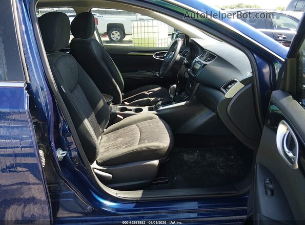 3N1AB7AP7KY391954 2019 NISSAN SENTRA Blue Vista interior delantera