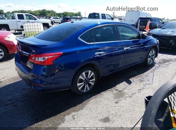 3N1AB7AP7KY391954 2019 NISSAN SENTRA Blue Trasero derecho
