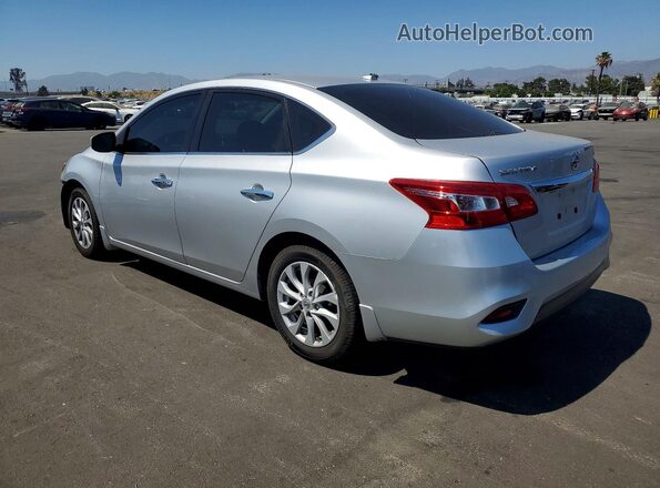 3N1AB7AP7KY392831 2019 NISSAN SENTRA Silver Հետևի ձախ