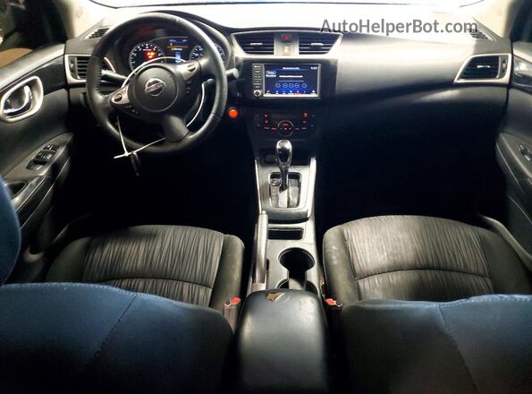 3N1AB7AP7KY405349 2019 NISSAN SENTRA Gray Առջևի վահանակի տեսք