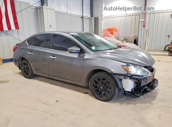 3N1AB7AP7KY405349 2019 NISSAN SENTRA Gray Առջևի աջ