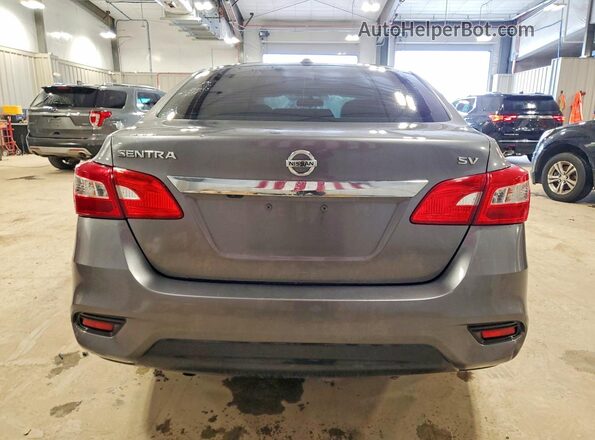 3N1AB7AP7KY405349 2019 NISSAN SENTRA Gray Հետևի տեսք