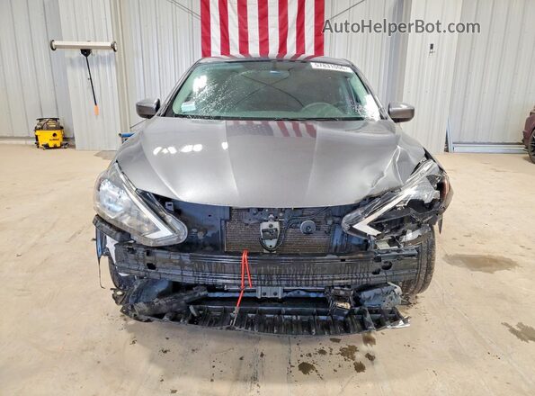 3N1AB7AP7KY405349 2019 NISSAN SENTRA Gray Դիմացի տեսք