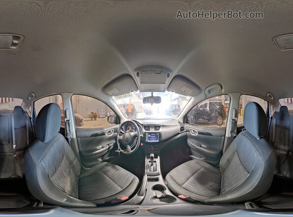 3N1AB7AP7KY405349 2019 NISSAN SENTRA Gray VIN կոդի պիտակի տեսք