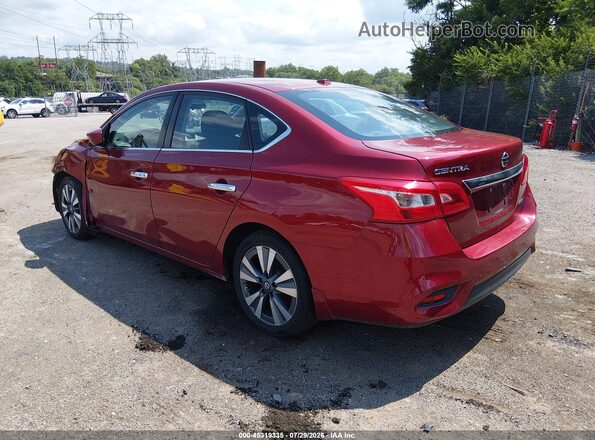 3N1AB7AP7KY407294 2019 NISSAN SENTRA Red Trasero izquierdo