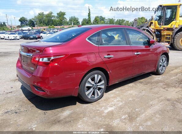 3N1AB7AP7KY407294 2019 NISSAN SENTRA Red Trasero derecho
