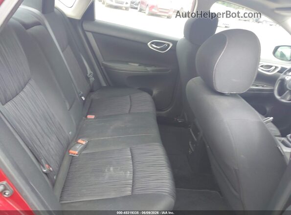 3N1AB7AP7KY407294 2019 NISSAN SENTRA Red Vista de la etiqueta del VIN