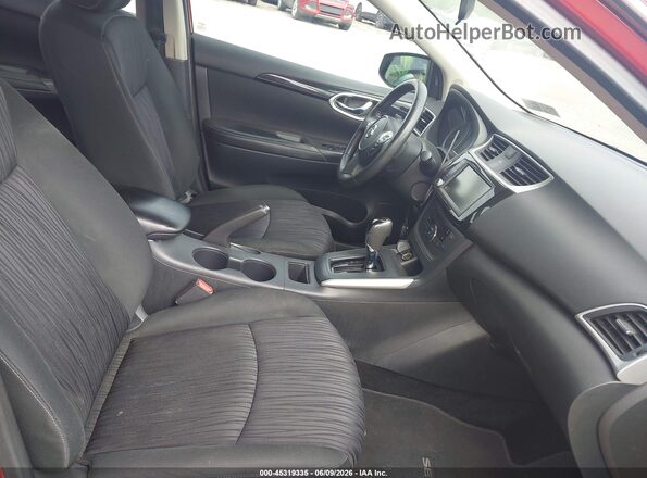 3N1AB7AP7KY407294 2019 NISSAN SENTRA Red Vista interior delantera