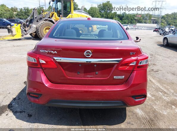 3N1AB7AP7KY407294 2019 NISSAN SENTRA Red 