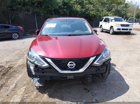 3N1AB7AP7KY407294 2019 NISSAN SENTRA Red Vista del cuadro de instrumentos