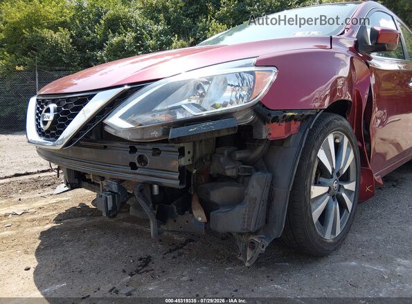 3N1AB7AP7KY407294 2019 NISSAN SENTRA Red 