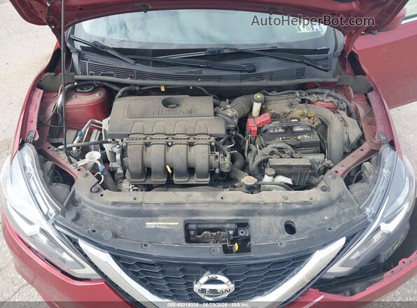 3N1AB7AP7KY407294 2019 NISSAN SENTRA Red Vista trasera