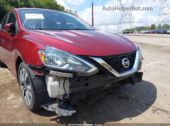 3N1AB7AP7KY407294 2019 NISSAN SENTRA Red 
