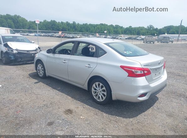 3N1AB7AP7KY422717 2019 NISSAN SENTRA Silver Rear left