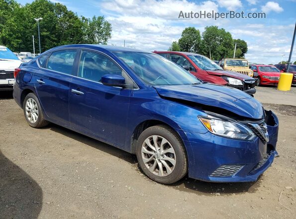 3N1AB7AP7KY427190 2019 NISSAN SENTRA Синий 