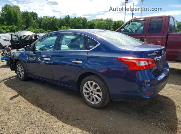 3N1AB7AP7KY427190 2019 NISSAN SENTRA Синий 