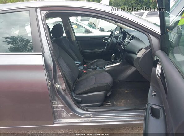 3N1AB7AP7KY430039 2019 NISSAN SENTRA Gray წინა სალონის ხედი