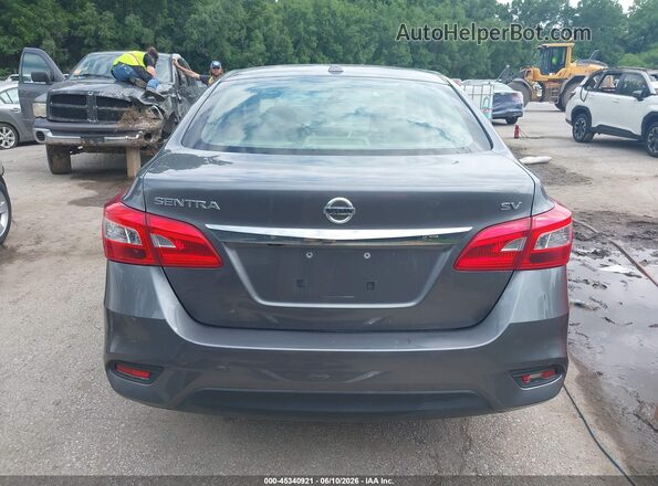 3N1AB7AP7KY430039 2019 NISSAN SENTRA Gray 