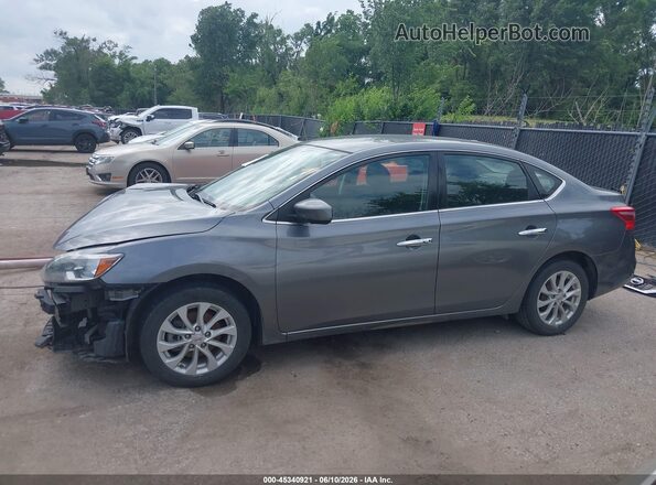 3N1AB7AP7KY430039 2019 NISSAN SENTRA Gray 