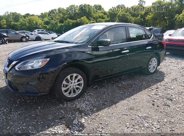 3N1AB7AP7KY436715 2019 NISSAN SENTRA Black Передня ліва чверть