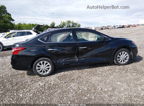 3N1AB7AP7KY436715 2019 NISSAN SENTRA Black Вид спереду