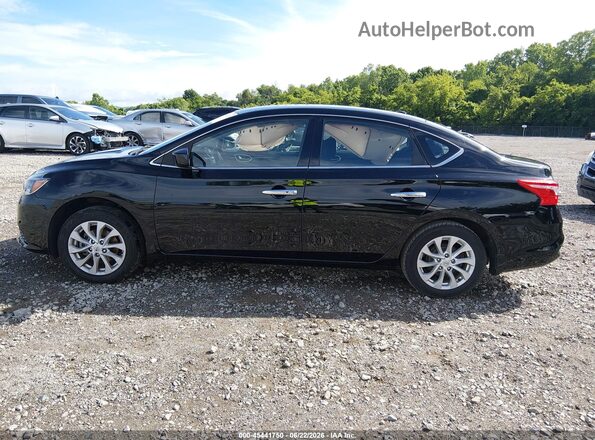3N1AB7AP7KY436715 2019 NISSAN SENTRA Black Панорамний вид салону 360°