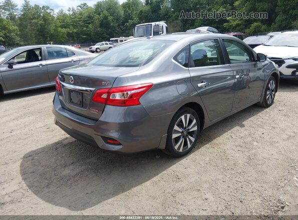 3N1AB7AP7KY450890 2019 NISSAN SENTRA Серый Задняя правая четверть