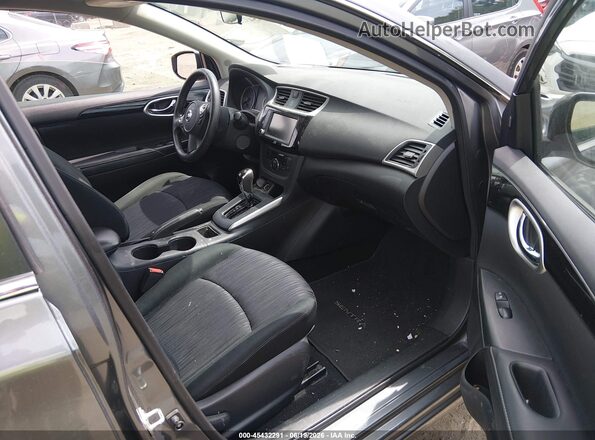 3N1AB7AP7KY450890 2019 NISSAN SENTRA Серый Вид салона спереди