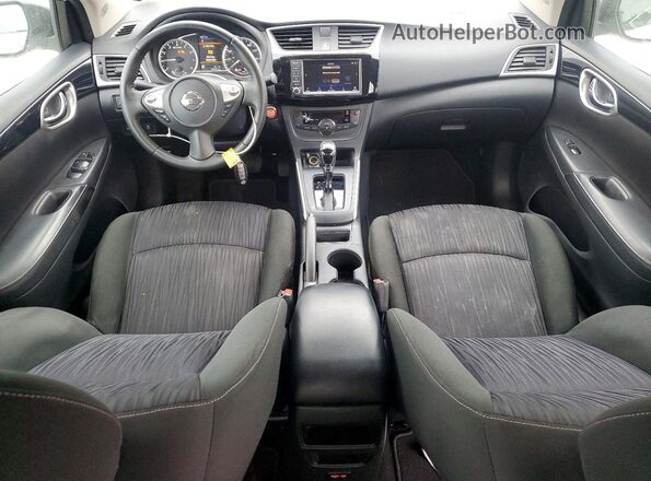 3N1AB7AP7KY456088 2019 NISSAN SENTRA White Առջևի վահանակի տեսք
