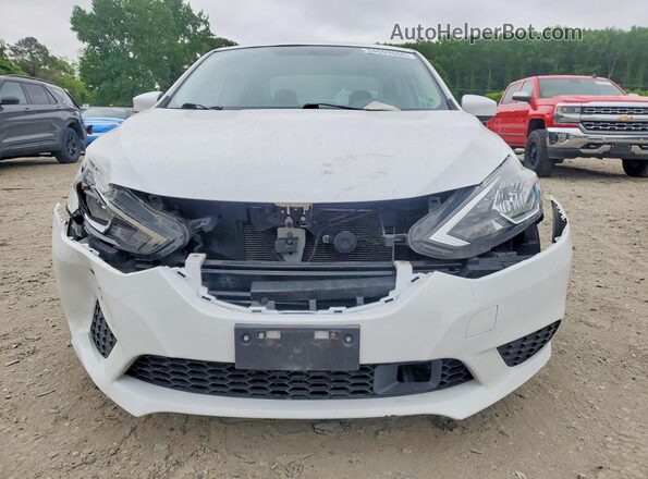 3N1AB7AP7KY456088 2019 NISSAN SENTRA White Դիմացի տեսք