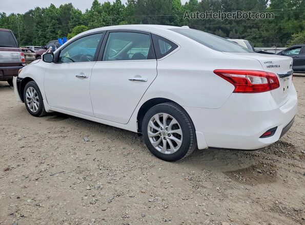 3N1AB7AP7KY456088 2019 NISSAN SENTRA White Հետևի ձախ