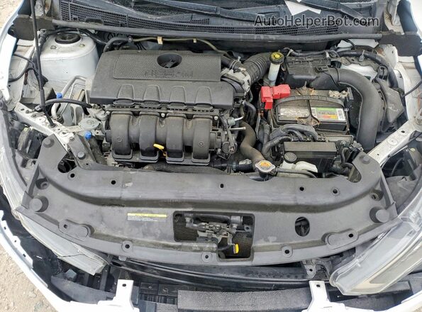 3N1AB7AP7KY456088 2019 NISSAN SENTRA White Սալոնի հետևի տեսք
