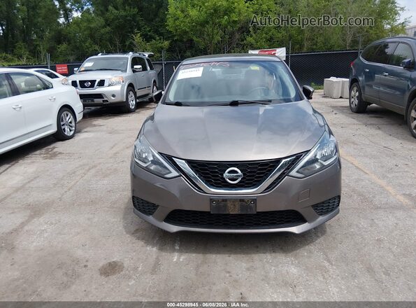 3N1AB7AP8GL655168 2016 NISSAN SENTRA Gray Вид щитка приладів