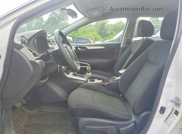 3N1AB7AP8GY303419 2016 NISSAN SENTRA Белый Вид салона спереди