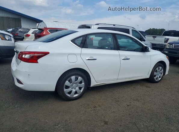 3N1AB7AP8GY303419 2016 NISSAN SENTRA Белый Задняя правая четверть