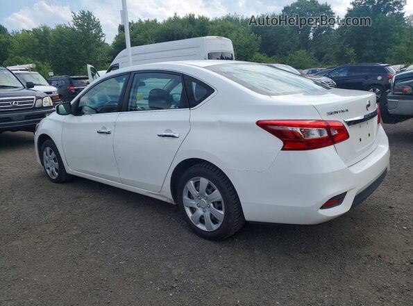 3N1AB7AP8GY303419 2016 NISSAN SENTRA Белый Задняя левая четверть