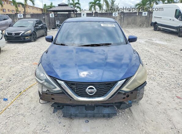 3N1AB7AP8GY311682 2016 NISSAN SENTRA Blue Front view
