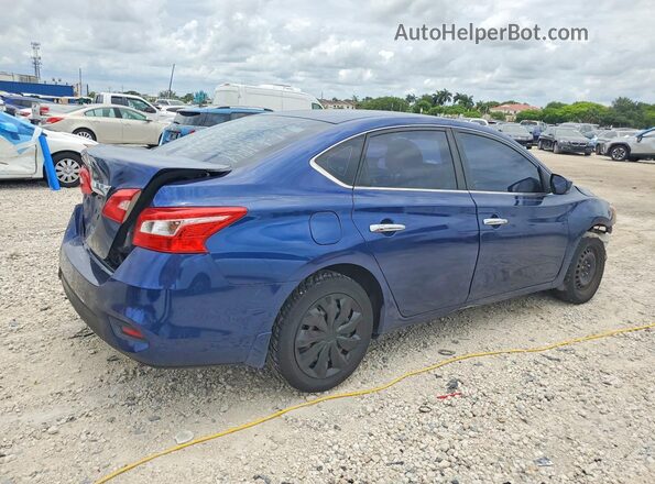 3N1AB7AP8GY311682 2016 NISSAN SENTRA Blue Rear right
