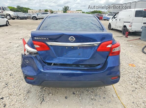 3N1AB7AP8GY311682 2016 NISSAN SENTRA Blue Rear view