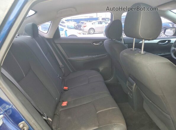 3N1AB7AP8GY311682 2016 NISSAN SENTRA Blue Rear seats view