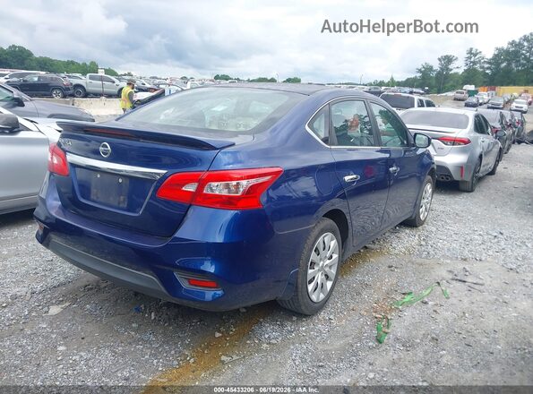 3N1AB7AP8GY333844 2016 NISSAN SENTRA Blue Rear right