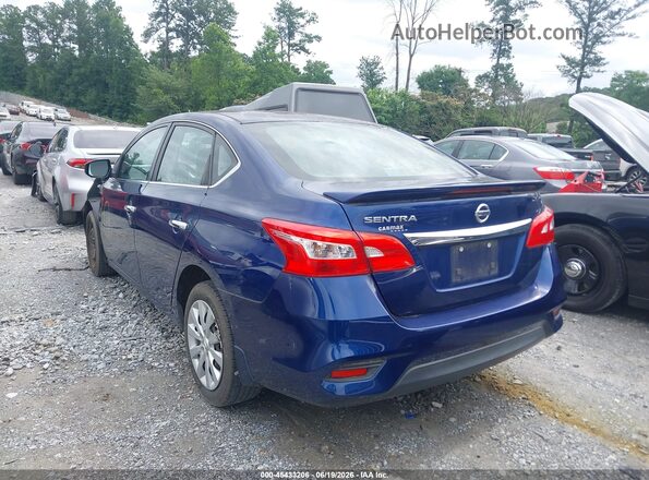 3N1AB7AP8GY333844 2016 NISSAN SENTRA Blue Rear left